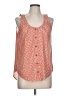 Bar III 100% Polyester Orange Sleeveless Blouse Size L - photo 1