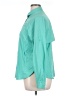 Columbia 100% Polyester Teal Long Sleeve Blouse Size 1X - photo 5