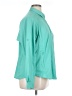 Columbia 100% Polyester Teal Long Sleeve Blouse Size 1X - photo 4