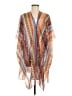 Democracy 100% Polyester Orange Kimono Size M - photo 1