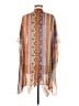 Democracy 100% Polyester Orange Kimono Size M - photo 2
