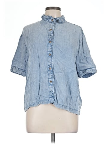 Jane and Delancey 3/4 Sleeve Button-Down Shirt (view 1)