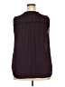 Daniel Rainn 100% Polyester Burgundy Sleeveless Blouse Size 2X - photo 2