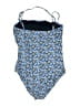J.Crew Print Blue One Piece Swimsuit Size 16 - photo 2