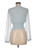 Wilfred 100% Polyester Blue 3/4 Sleeve Blouse Size M - photo 2