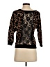 Almost Famous Brown 3/4 Sleeve Top Size S - photo 2