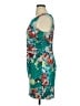 Bisou Bisou Print Teal Cocktail Dress Size 14 - photo 5