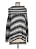 MICHAEL Michael Kors Chevron-herringbone Silver Pullover Sweater Size L - photo 1