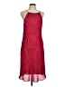 Express 100% Polyester Animal Print Red Cocktail Dress Size 9 - photo 1