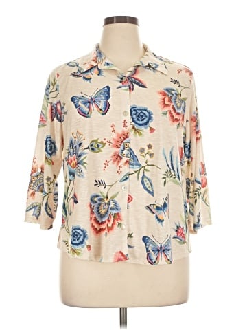 Alfred Dunner 3/4 Sleeve Blouse (view 1)