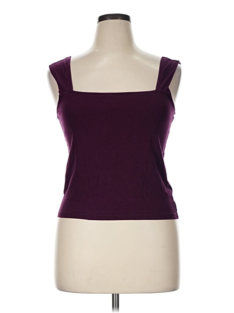 Pre-owned Torrid Tank Top Purple Strapless Neckline Tops