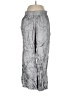 DKNY 100% Rayon Metallic Silver Casual Pants Size M - photo 1