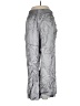 DKNY 100% Rayon Metallic Silver Casual Pants Size M - photo 2