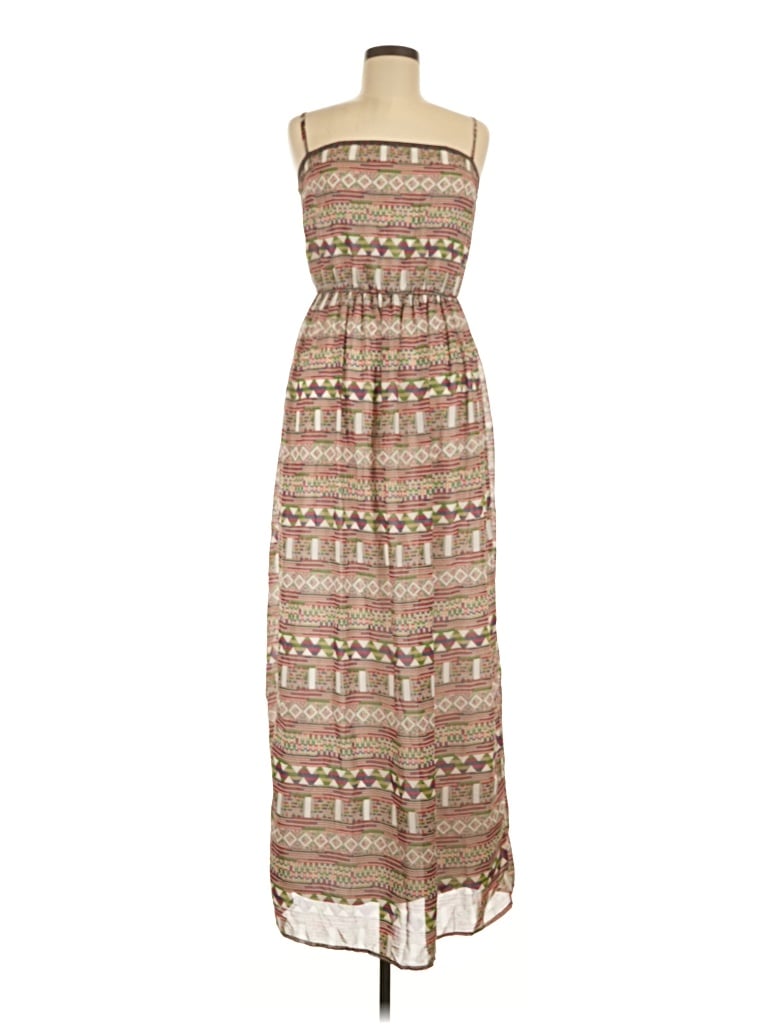 Pre-owned Doe & Rae Casual Dress In Tan