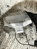 Line & Dot Silver Pullover Sweater Size L - photo 7