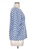 Talbots Polka Dots Blue 3/4 Sleeve Top Size XL Petite - photo 4
