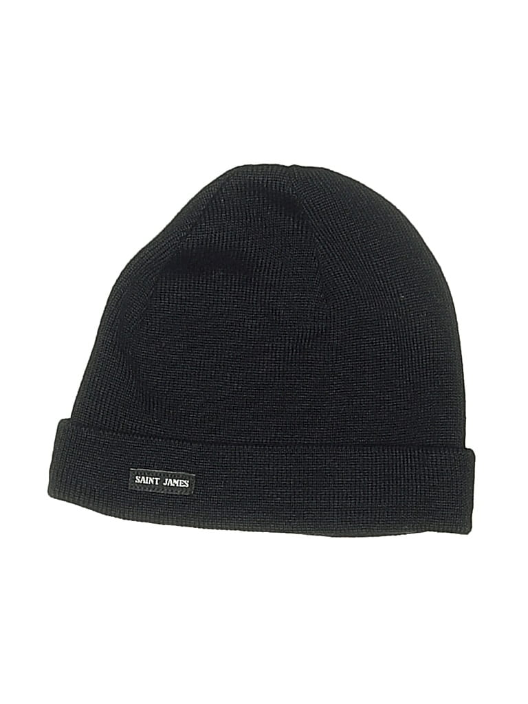 Pre-owned Saint James Beanie Hat In Black