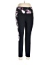 Skechers Floral Black Active Pants Size L - photo 1