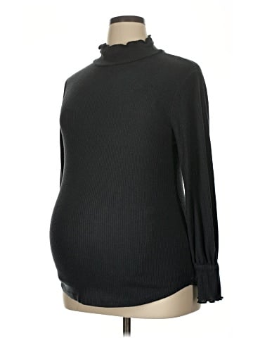 Pink Blush Long Sleeve Turtleneck (view 1)