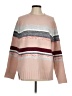 Caslon Stripes Pink Pullover Sweater Size M - photo 1