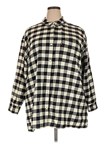 Levi's 3/4 Sleeve Button-Down Shirt (view 1)