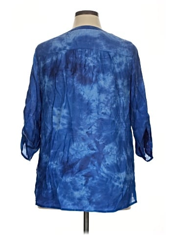 Faded Glory 3/4 Sleeve Blouse (view 2)