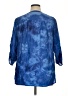 Faded Glory Tie-dye Blue 3/4 Sleeve Blouse Size 1X - photo 2