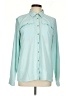 Orvis Solid Teal Long Sleeve Blouse Size L - photo 1