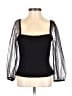 Socialite Black 3/4 Sleeve Top Size XS - photo 1