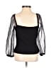 Socialite Black 3/4 Sleeve Top Size XS - photo 2