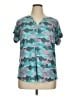 L.L.Bean Teal Short Sleeve Henley Size XL - photo 1