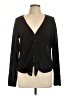 Sanctuary 100% Polyester Black Cardigan Size L - photo 1