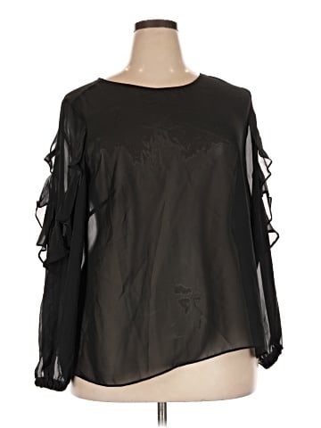 ELOQUII 3/4 Sleeve Blouse (view 1)