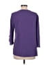 Unbranded 100% Polyester Purple 3/4 Sleeve Blouse Size M - photo 2