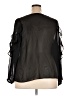 ELOQUII 100% Polyester Black 3/4 Sleeve Blouse Size 18 Plus - photo 2