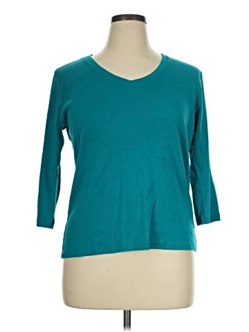 St. John's Bay 3/4 Sleeve T-Shirt (view 1)