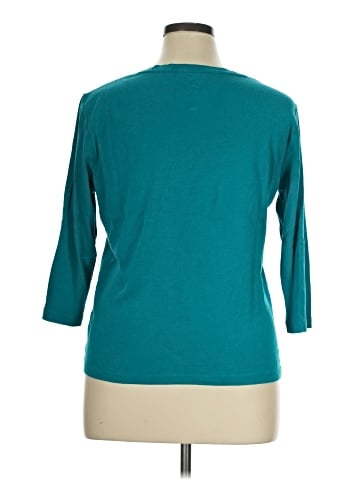 St. John's Bay 3/4 Sleeve T-Shirt (view 2)