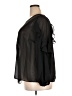 ELOQUII 100% Polyester Black 3/4 Sleeve Blouse Size 18 Plus - photo 5