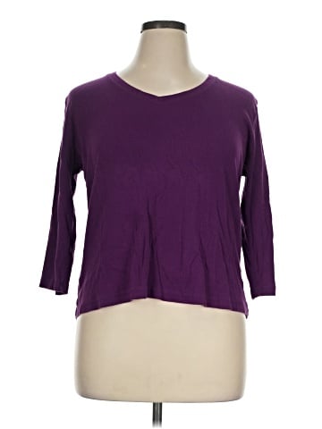 St. John's Bay 3/4 Sleeve T-Shirt (view 1)