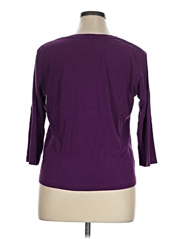 St. John's Bay 3/4 Sleeve T-Shirt (view 2)