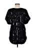 Veronica M. Black Short Sleeve Top Size M - photo 2