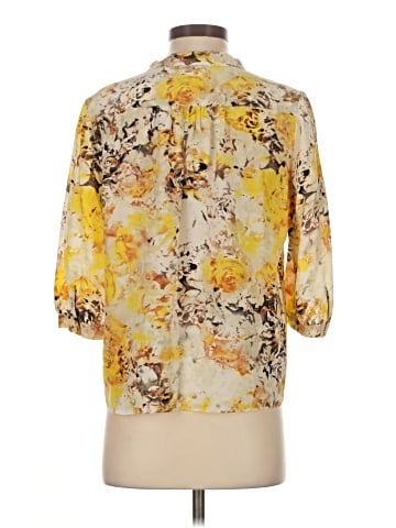 Parker 3/4 Sleeve Silk Top (view 2)