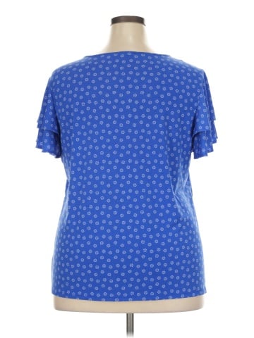 Adrianna Papell Short Sleeve Blouse (view 2)