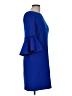 Milly Solid Blue Cocktail Dress Size 6 - photo 4