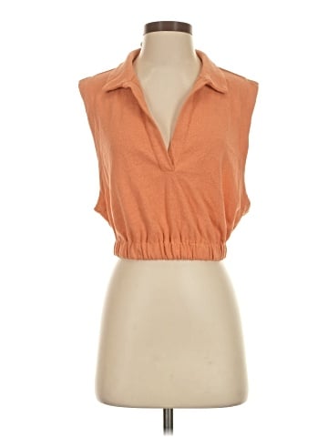 FP BEACH Sleeveless Button-Down Shirt (view 1)