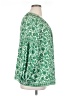 Max Studio 100% Polyester Green 3/4 Sleeve Blouse Size 1X - photo 4
