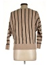 Carmen Carmen Marc Valvo Stripes Tan Pullover Sweater Size L - photo 2