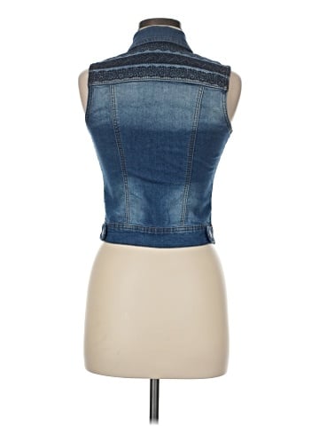 Wax Jean Denim Vest (view 2)