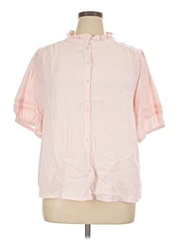 Caslon Short Sleeve Blouse (view 1)