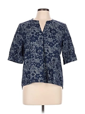 Bobeau Short Sleeve Blouse (view 1)